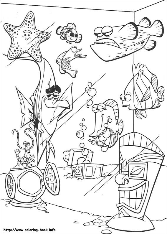 Finding Nemo coloring picture